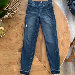 Size small distressed Spanx Jean Leggings